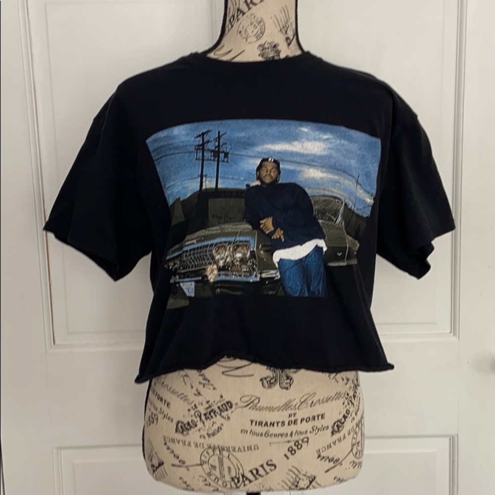 Cropped Ice Cube Tee